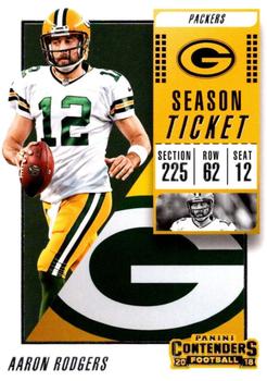Aaron Rodgers Green Bay Packers 2018 Panini Contenders NFL #63